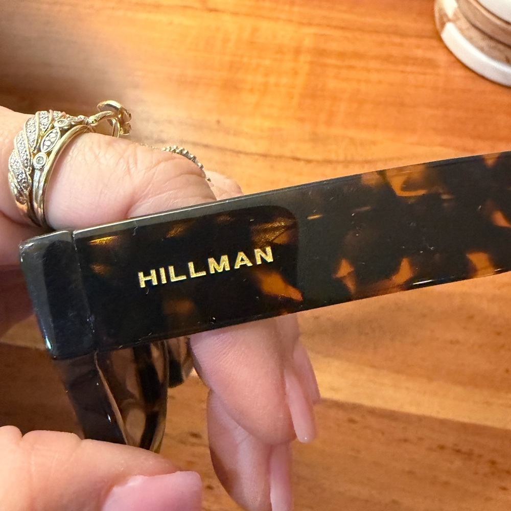 $2032 Hillman Eyewear Tortoise Shell Square Sunglasses GUC - Picture 5 of 8